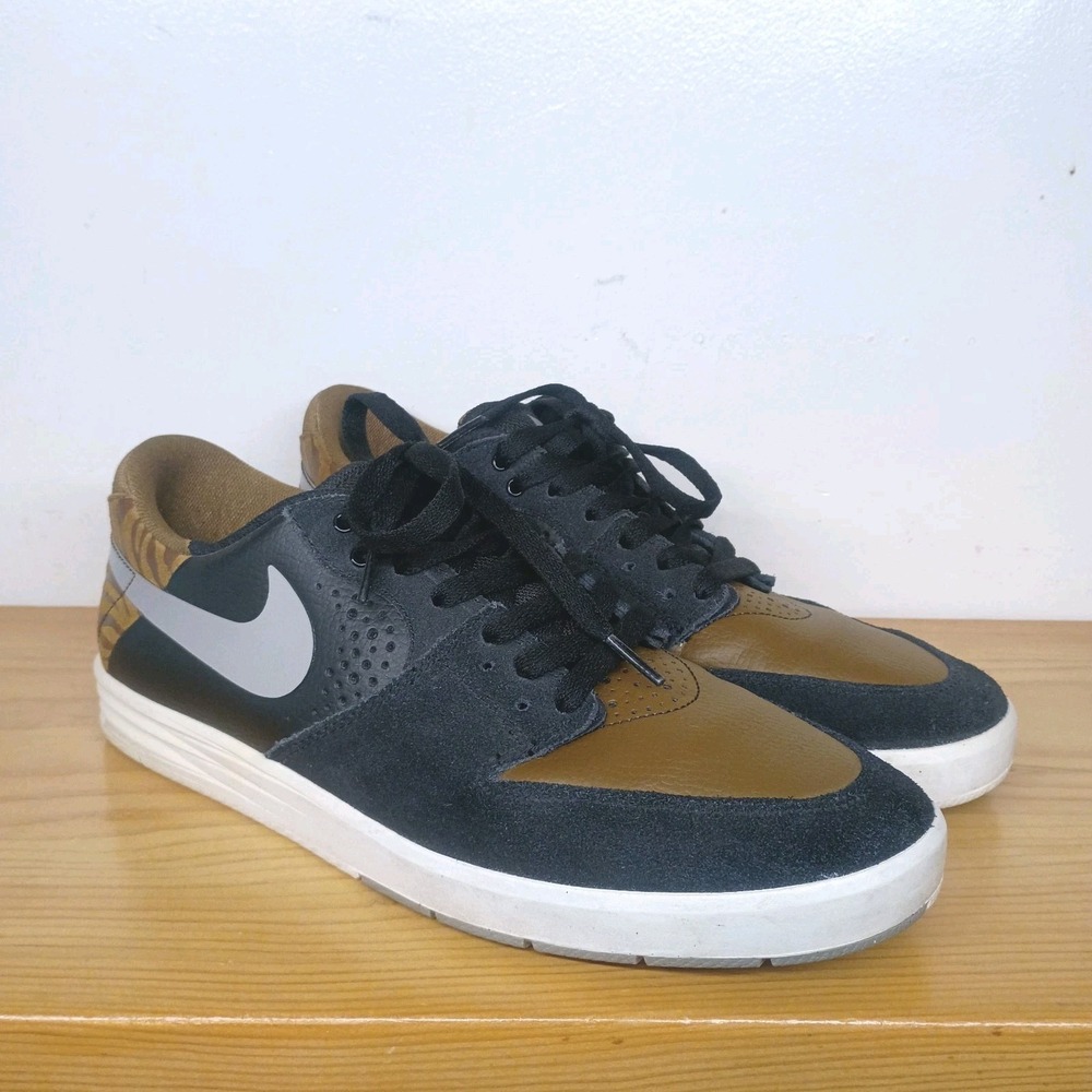 Nike Paul Rodriguez 7 SB Black Military Brown Size 9.5 599662-002 NO BOX